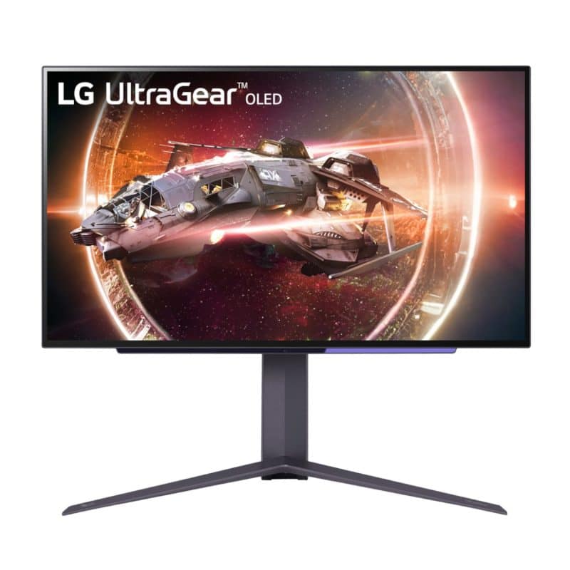 27GS95QE-B.AFB_LG-27-inch-UltraGear-QHD-240Hz-OLED-Gaming-Monitor_wr_01a LG UltraGear 27" QHD OLED Gaming 240Hz 0,03ms Gaming Monitors