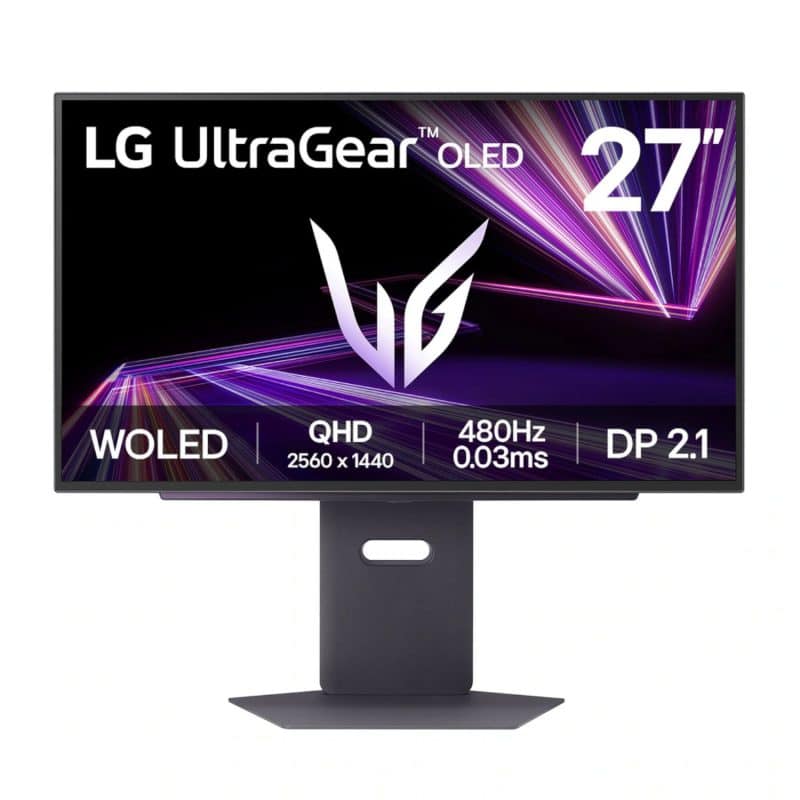 27GX790A-B.AFB_LG-UltraGear-27-inch-QHD-OLED-480Hz-Gaming-Monitor_wr_01a LG UltraGear 27" QHD OLED Gaming 480Hz 0,03ms Gaming Monitors