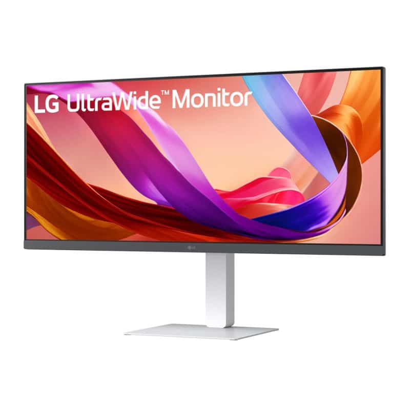 34U530A-W.AFB_LG-UltraWide-34-inch-FHD-IPS-White-Monitor-100Hz-USB-C-incl-Speaker_wr_01a LG UltraWide 34" FHD IPS White Monitor 100Hz USB-C incl Speaker Monitors