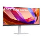 LG UltraWide 34" FHD IPS White Monitor 100Hz USB-C incl Speaker Monitors