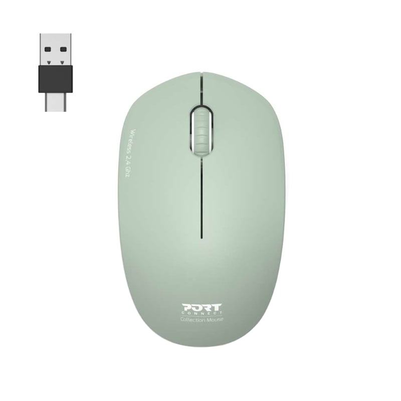 900543_wr_01 Port Connect MOUSE COLLECTION II WIRELESS Olive Mice