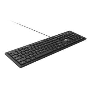 Port Connect Tough Office USB Keyboard - Black Keyboards