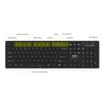 Port Connect Tough Office USB Keyboard - Black Keyboards