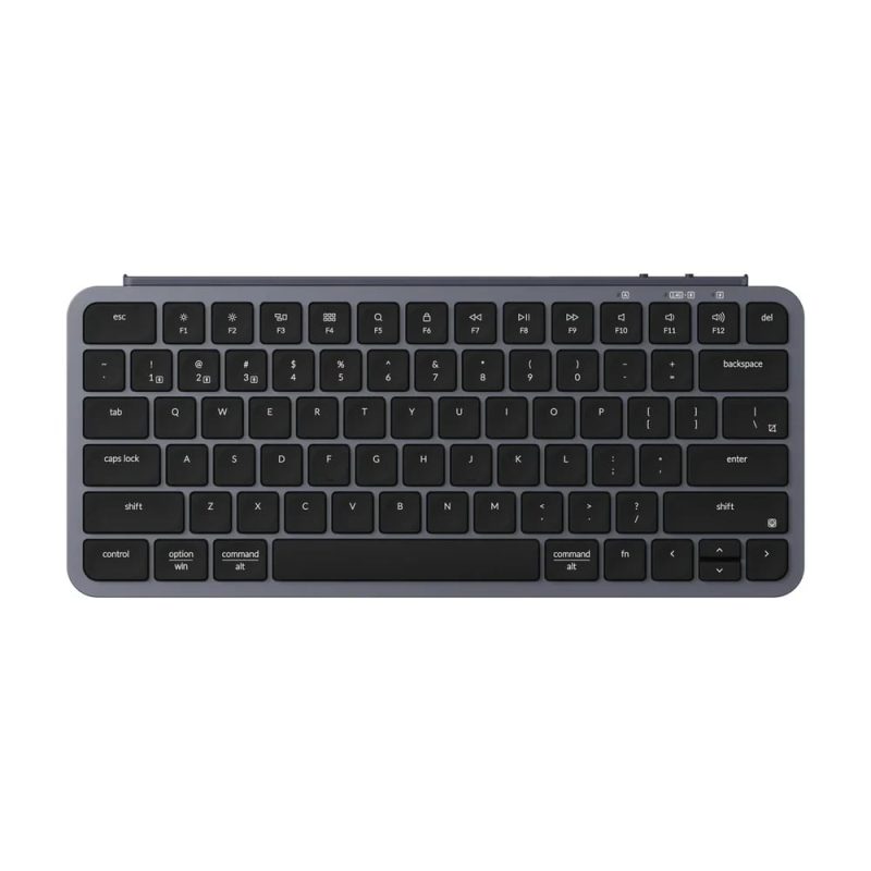 B1P-K1_wr_01a Keychron B1 Pro Ultra-Slim 75% Wireless Keyboard - Space Grey Keyboards