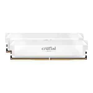 Crucial Pro DDR5 6400MHz 32GB Overclocking Memory Kit - White