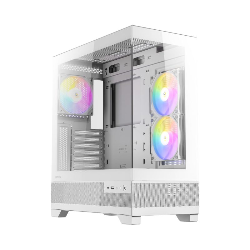 CX700-ARGB-wr-01 Antec CX700 ARGB Mid-Tower Gaming Chassis - White Chassis/Cases