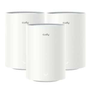 Cudy AX3000 Wi-Fi 6 Mesh Kit 3 Pack - White Networking
