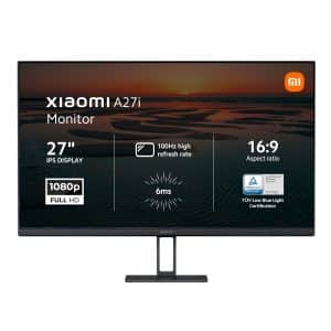 Xiaomi A27i 27" Full HD 1080p IPS Monitor (100Hz, 6ms, 16:9, HDMI/DP, Flicker-Free, and VESA Mount)