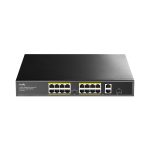 Cudy 16-Port Unmanaged PoE+ Switch - Rack Mount Network Switches