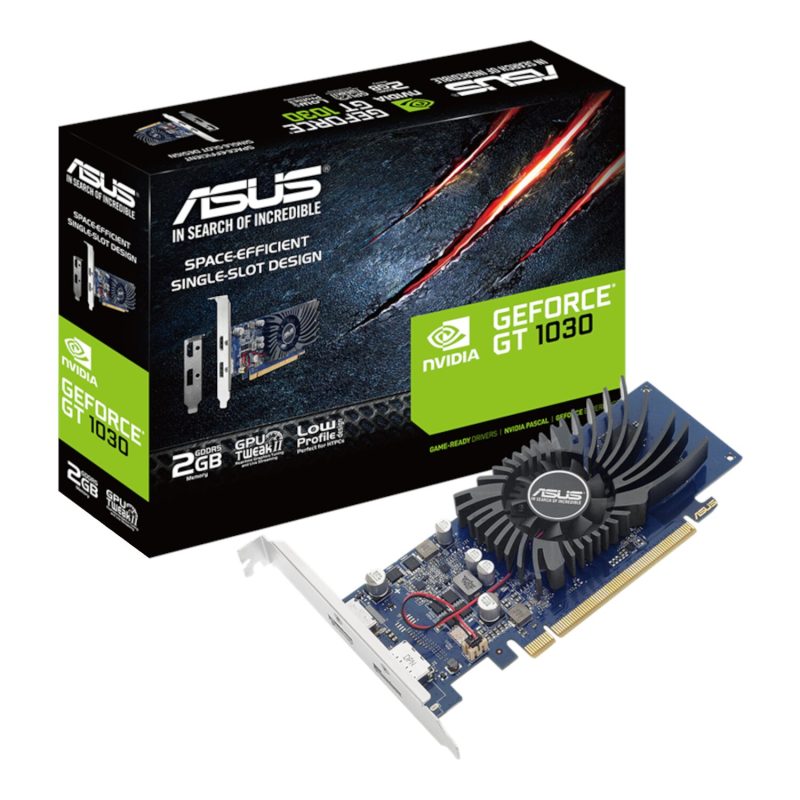 GT1030-2G-BRK-WR-01 Asus GeForce® GT 1030 2GB GDDR5 Low Profile Graphics Card Graphics Cards