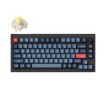 Keychron V1 Max QMK/VIA Wireless Custom Mechanical Keyboard | BANANA Switches – Black Keyboards