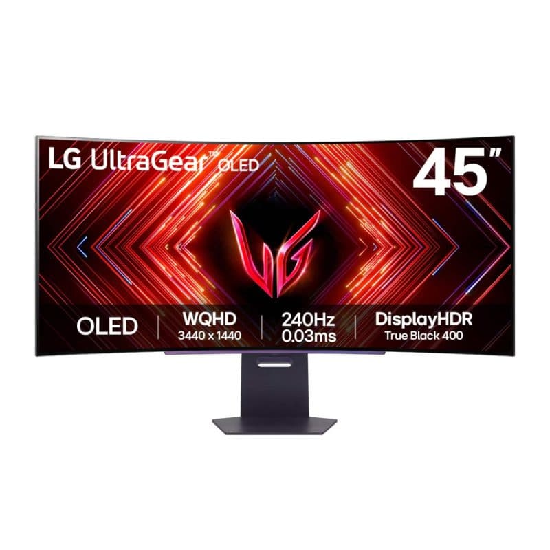 LG_45GS95QE-B_wr_01a LG UltraGear 45" UWQHD OLED Curved Gaming 240Hz 0,03ms Gaming Monitors