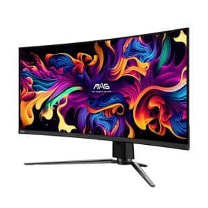 MSI MAG 341CQP QD-OLED 34″ UWQHD Curved Gaming Monitor Gaming Monitors