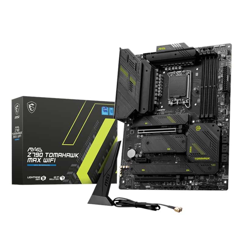 MAGZ790TOMAHAWKMAXWIFI_wr_01 MSI MAG Z790 TOMAHAWK MAX WIFI DDR5 LGA1700 ATX Gaming Motherboard Intel Motherboards