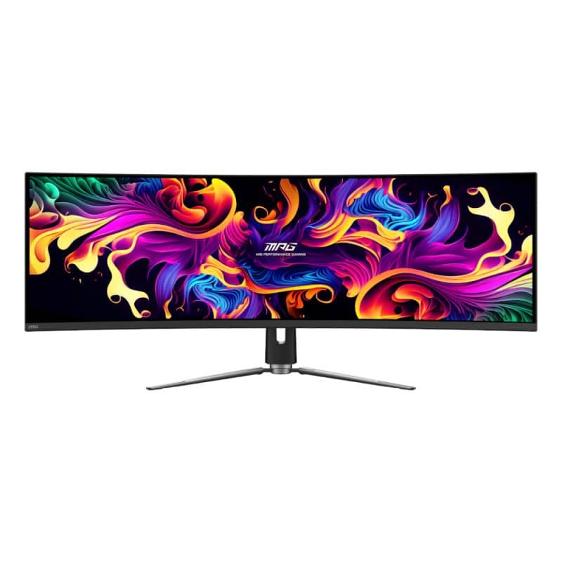 MPG491CQPQD-OLED_wr_01 MSI MPG 491CQP QD-OLED 49" DQHD Curved Gaming Monitor Gaming Monitors