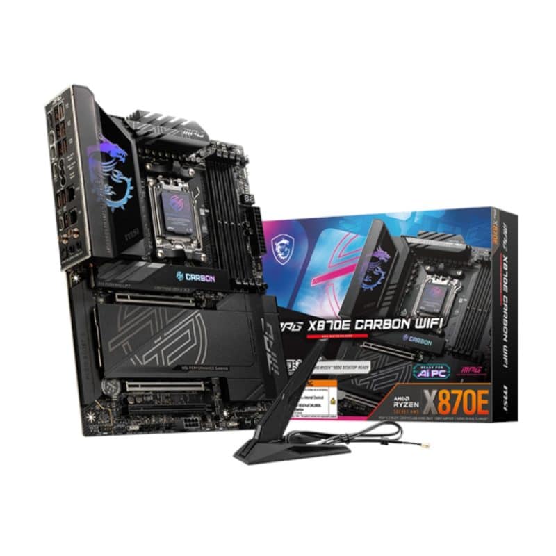 MSI MAG X870E CARBON WIFI ATX Motherboard AMD Motherboards