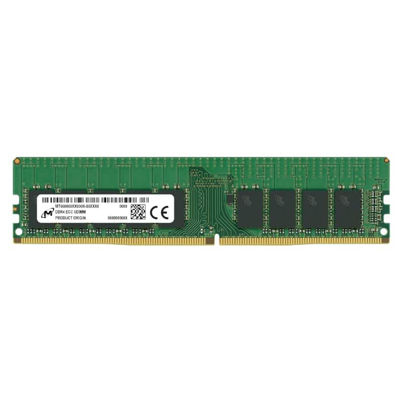 MTA9ASF2G72AZ-3G2R_wr_01 Micron MTA9ASF2G72AZ-3G2R 16GB 3200Mhz DDR4 ECC UDIMM Memory PC Components