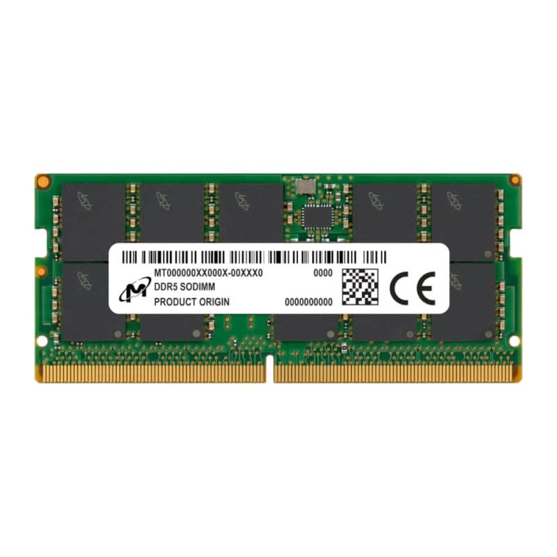 MTC20C2085S1TC48BA1R_wr_01 Micron MTC20C2085S1TC48BA1R 32GB 4800MHz DDR5 ECC CL40 UDIMM Memory PC Components