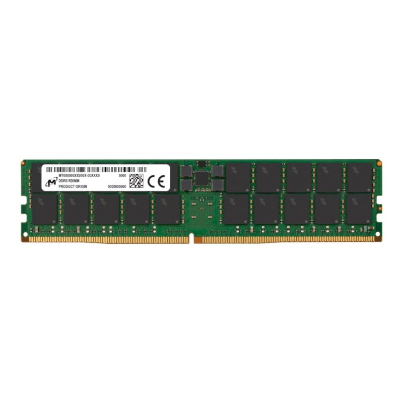 MTC40F204WS1RC48BR_wr_01 Micron MTC40F204WS1RC48BR 96GB 4800MHz DDR5 RDIMM Memory PC Components