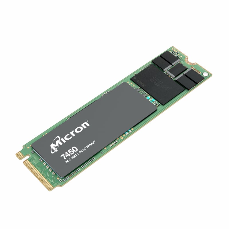 MTFDKBA800TFS-1BC1ZABYYR_wr_01 Micron 7450 MAX 800GB SATA M.2 (22x80mm) Non-SED PC Components