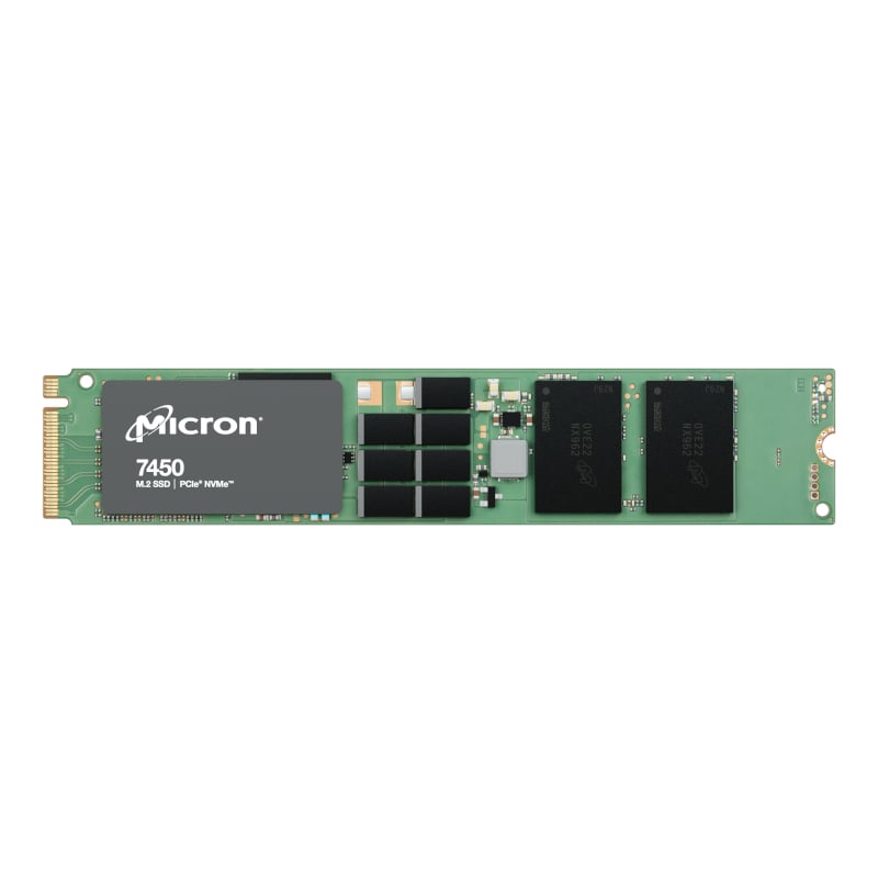 MTFDKBG3T8TFR-1BC1ZABYYR_wr_01 Micron 7450 PRO 3.84TB M.2 NVMe SSD Non-SED PC Components