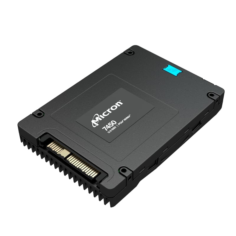MTFDKCC3T2TFS-1BC1ZABYYR_wr_01 Micron 7450 MAX 3200GB U.3 NVME SSD Non-SED PC Components