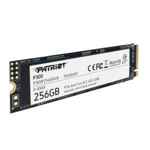 Patriot P300 256GB M.2 PCIe NVMe SSD PC Components
