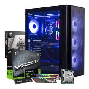 PCBuilder Ryzen 7 9700X TACTICIAN Windows 11 Gaming PC Computers