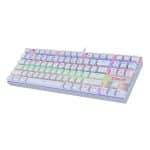 REDRAGON KUMARA Mechanical 87 Key|RGB Backlit Gaming Keyboard - White Gaming Keyboards