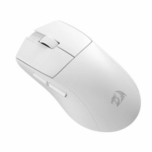 Redragon M916 PRO 1K 3-Mode Wireless Gaming Mouse – White Gaming Mice