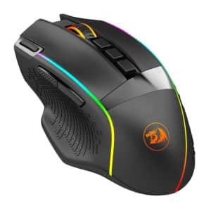 REDRAGON Enlightment 19000DPI RGB Wireless Gaming Mouse - Black Gaming Mice