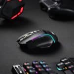 REDRAGON Enlightment 19000DPI RGB Wireless Gaming Mouse - Black Gaming Mice