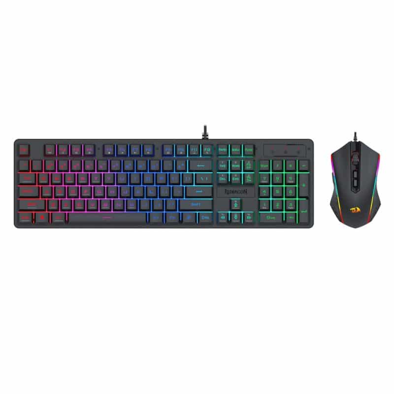 RD-S107-RGB-BA_wr_01 Redragon S107 RGB Gaming Essentials Wired Gaming Keyboard and Mouse Bundle Keyboard Combos