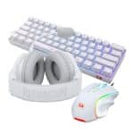 REDRAGON 3IN1 MS|HS|KB WIRED COMBO - WHITE Keyboard Combos