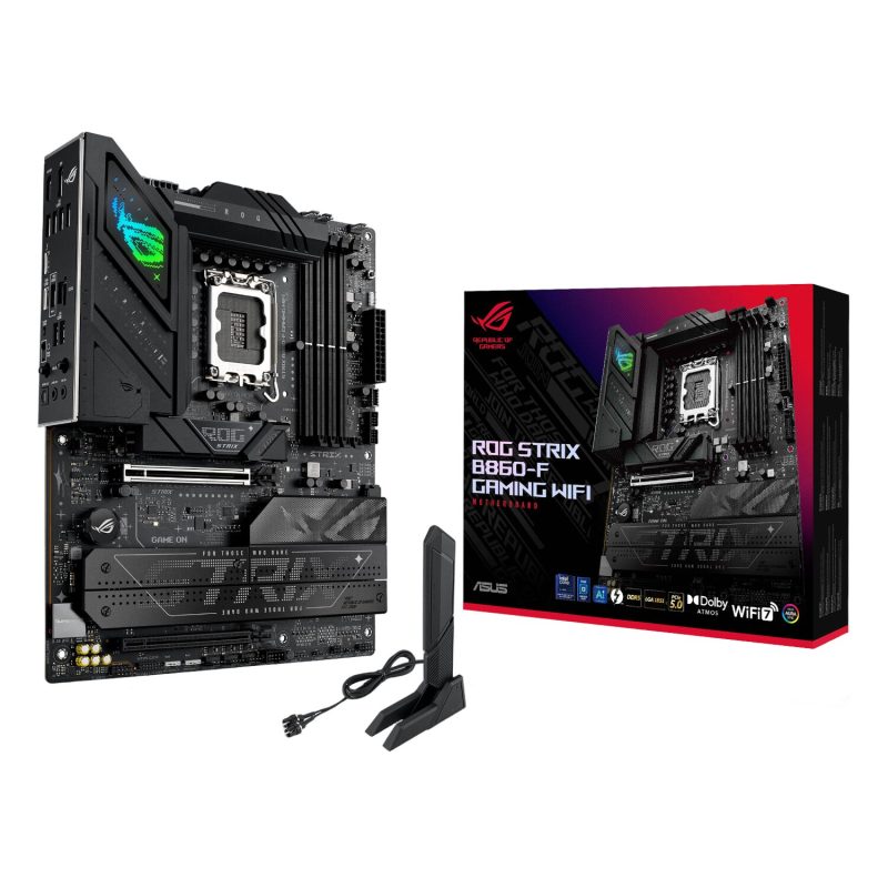Asus ROG STRIX B860-F Gaming Wi-Fi Motherboard - Intel LGA1851 Intel Motherboards