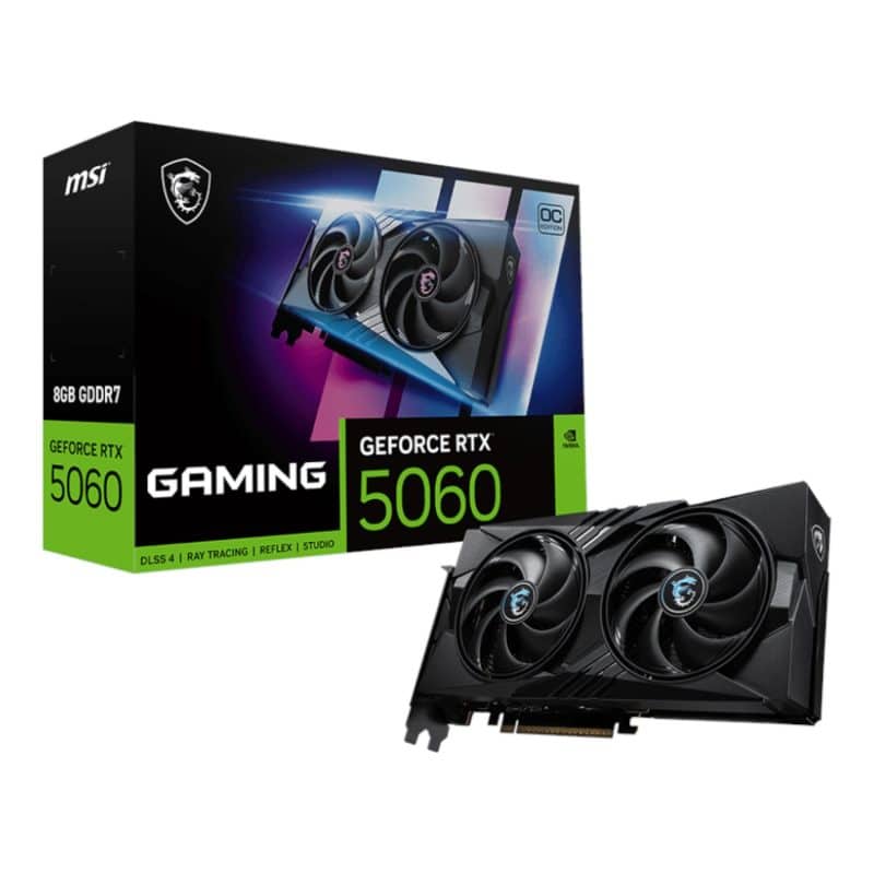 RTX5060GAMINGOC8GB_MSI-GF-RTX-5060-GAMING-OC-8GB_wr_01 MSI GeForce RTX 5060 8GB GAMING OC Graphics Card Graphics Cards