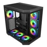 FSP U580 ARGB ATX Ultra Tower Gaming Chassis - Black Chassis/Cases