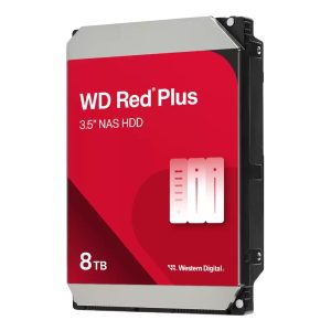 Western Digital Red Plus 8TB NAS HDD - Reliable 3.5" SATA Drive for NAS