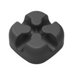 CBSX-BK_wr_01 ORICO 1 Slot Desktop Cable Management Cross Clip - Black Cable Management