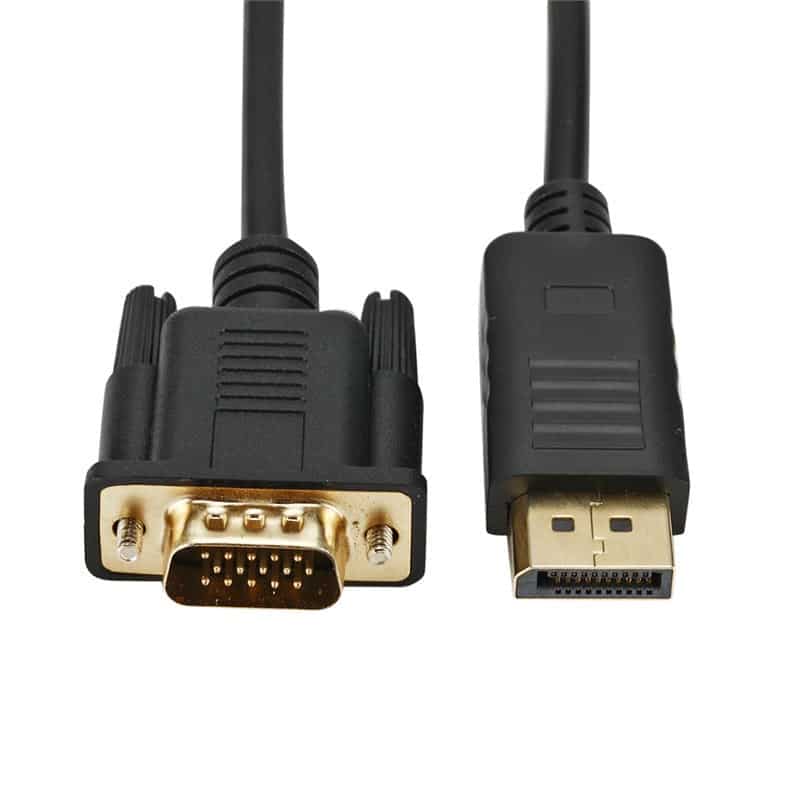 GAPDPV_wr_01-1 Gizzu 1080P DisplayPort to VGA Cable 1.8m Poly Cables