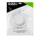 Gizzu Cat6 UTP Fly Lead Ethernet Network Cable 3m – White Cables