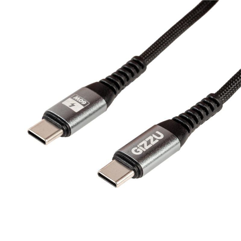 GCPCC060048G-01-wr-03 GIZZU 60W 480Mbps Type-C 2m Cable Cables