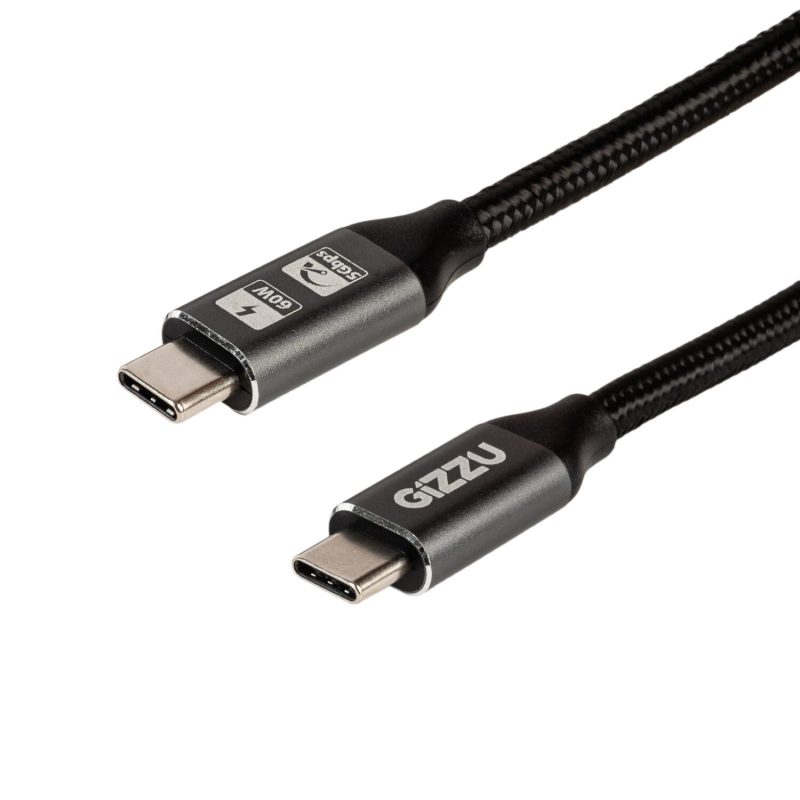 GCPCC0605G-01-wr-0 GIZZU 60W 5Gbps Type-C 2m Cable Cables