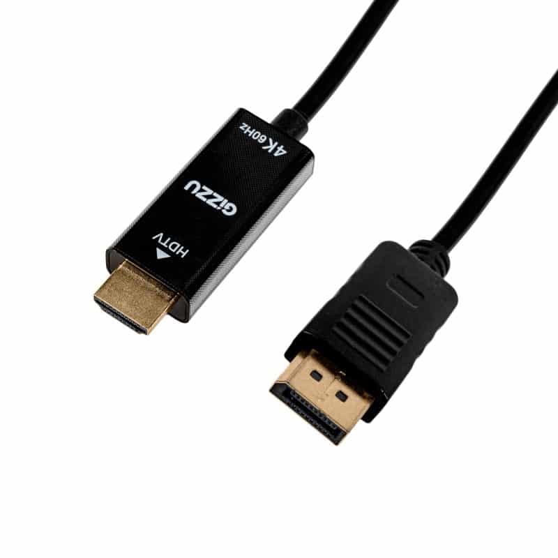 GCPDPH15_wr_01b Gizzu 4K60Hz DisplayPort to HDMI Cable 1.5m Cables
