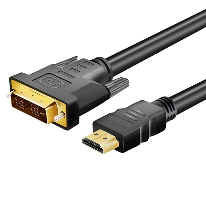 GCPHD18_wr_01 Gizzu 1080P HDMI to DVI-D Cable 1.8m Poly Cables