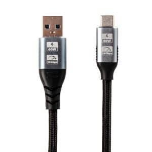 GIZZU 60W 10Gbps USB to Type-C 2m Cable Cables