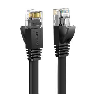 UGREEN NW102 Cat6 U/UTP Flat Ethernet Cable 30m - Black Cables