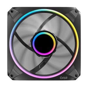 Antec ORBIT PWM 120mm ARGB Fan 3 Pack - Black Case Fans