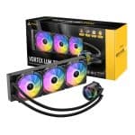 Antec VORTEX LUM 360 ARGB AIO CPU Liquid Cooler - Black Cooling