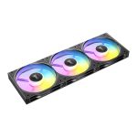 Antec Connect 120 Reverse ARGB PWM Fan 3 Pack - Black Case Fans